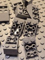 Lego 12x Schrägstein 2x3 invers(3747) hellgrau