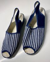 Modelle Sandalen, Gr. 41, blau/weiss, Sommer-Look, Top!