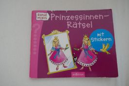 Rätsel Minis: Prinzessinnen-Rätsel mit Stickern