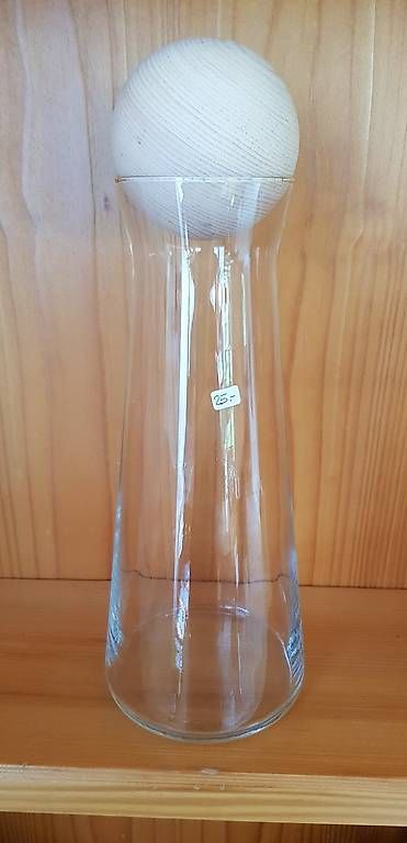 Caraffe: Zirbe-Kugel mit Karaffe 1 lt. – Usato da Gamprin venduto da Holzkunst. 1