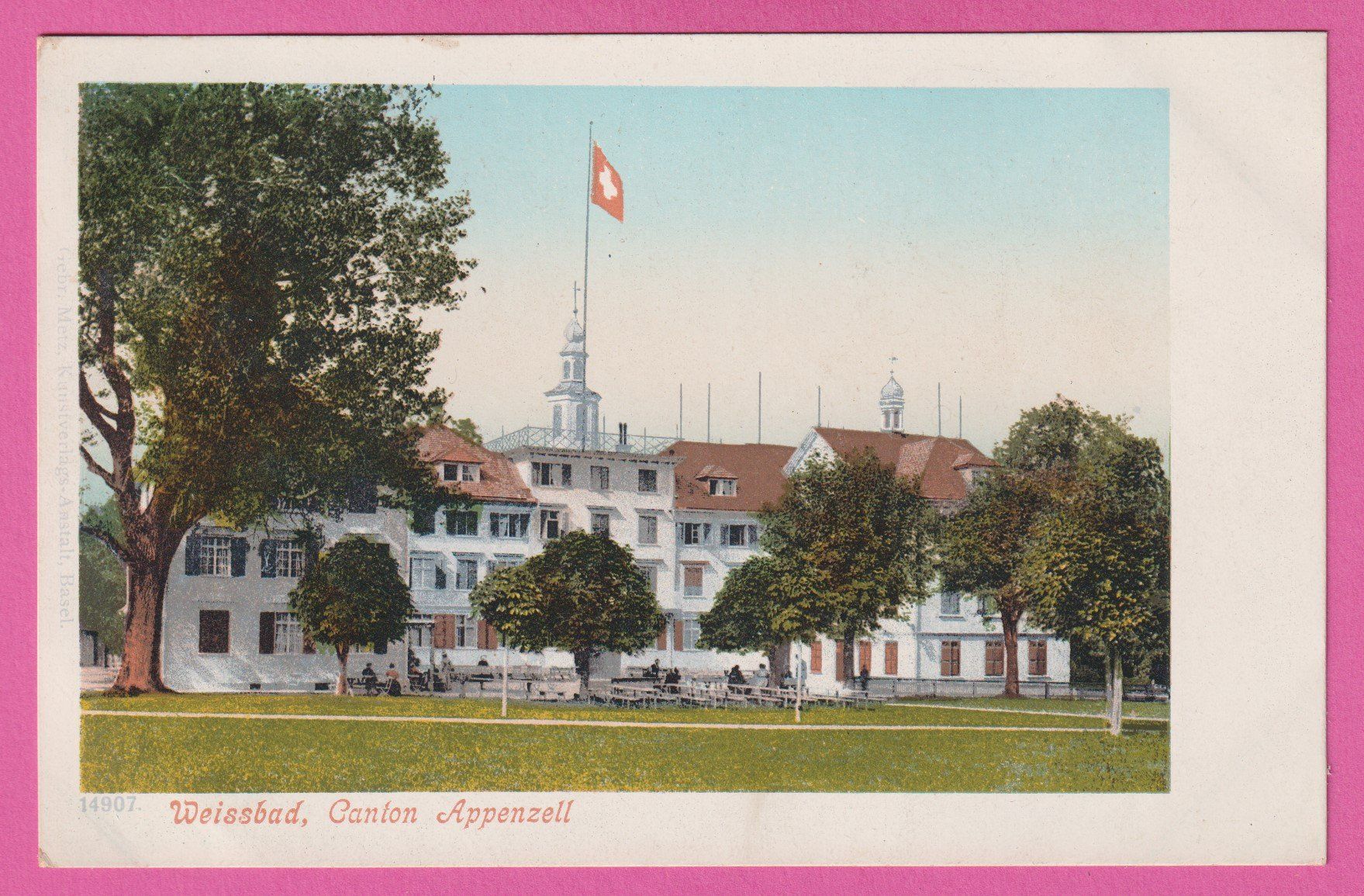 Cartoline postali: Weissbad Canton Appenzell – Usato da Einsiedeln venduto da dillie