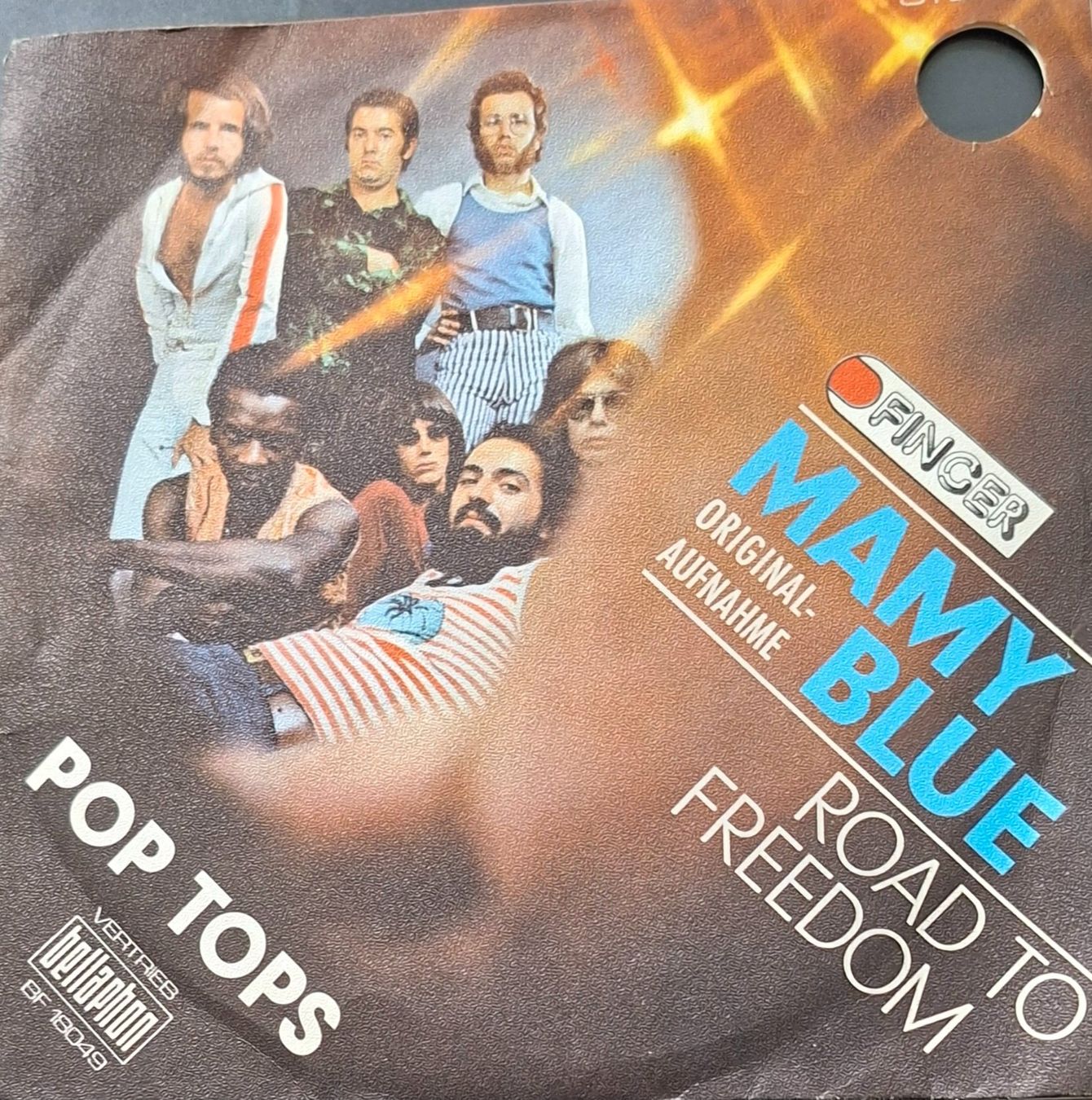 Dischi in vinile: Vinyl Single Pop Tops - Mamy Blue – Usato da Langenthal venduto da Modo39