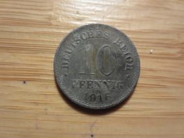 Antike Münze Deusches Reich 1916