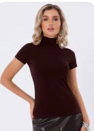 E1ETT S M /NP35CHF Lycra Schokoladenfarb Top Sleeve