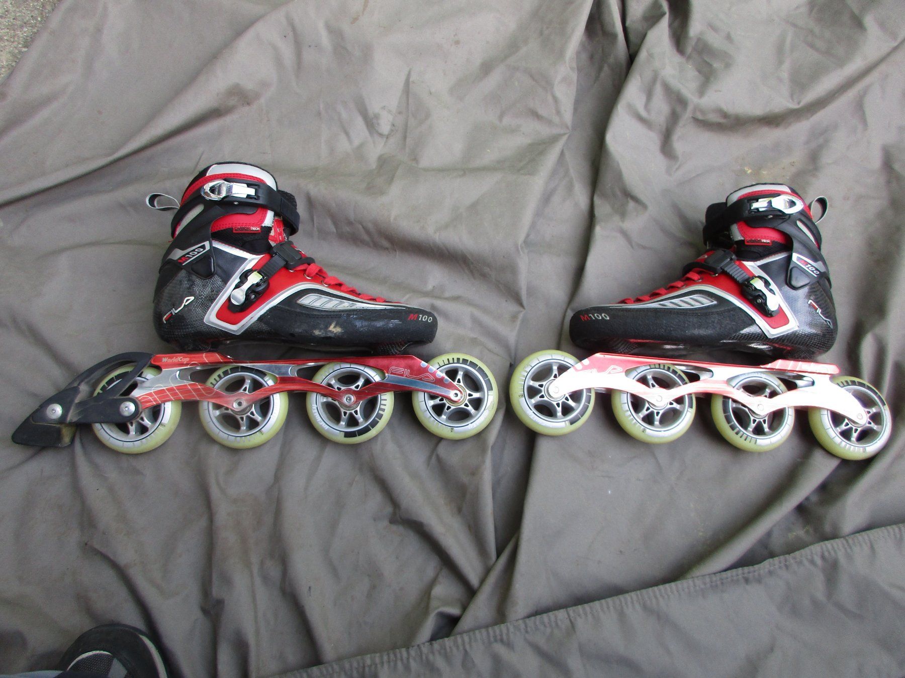 Pattini in linea & Pattini a rotelle: FILA Carbon Inline Skates Marathon Grösse 41 – Usato da Ottikon venduto da Locomotive01 1