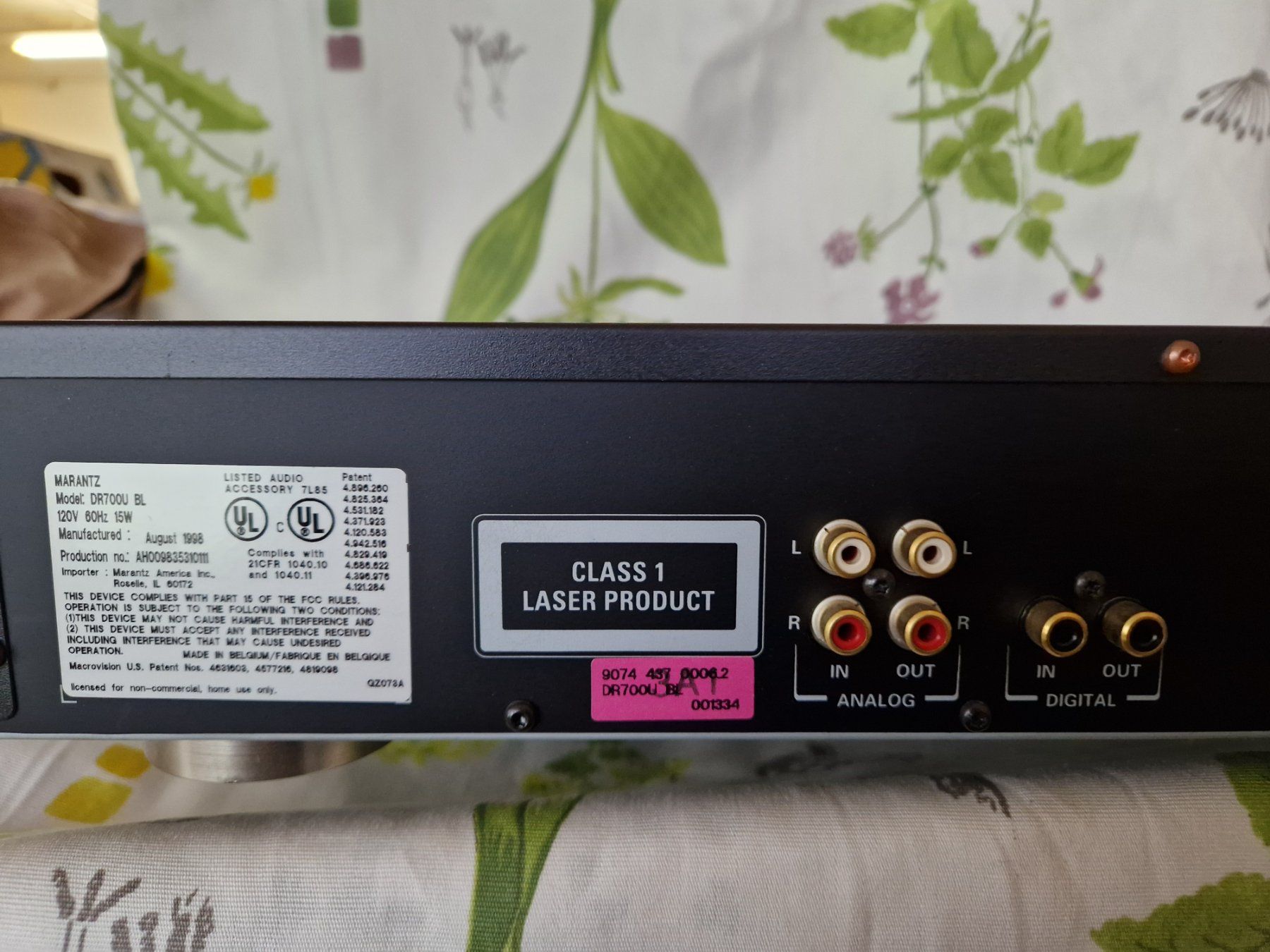 Marantz Registratori: Marantz DR-700 CD Recorder – Usato da Wädenswil venduto da tome70 4