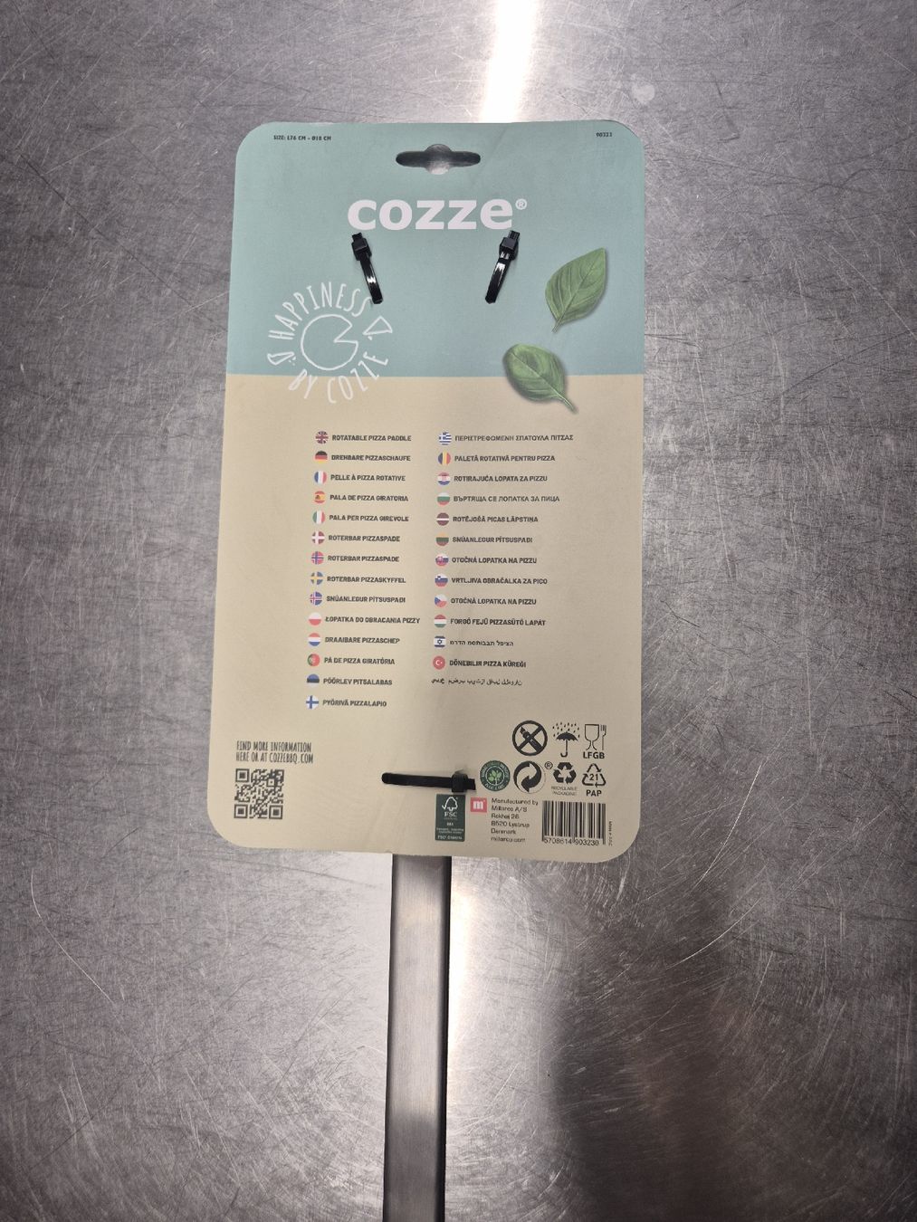 Elettrodomestici da cucina: Cozze Rotatable Pizza Paddle 76 cm - Neu – Nuovo e nell'imballaggio originale da Heiligenschwendi venduto da inf_dm7f 3