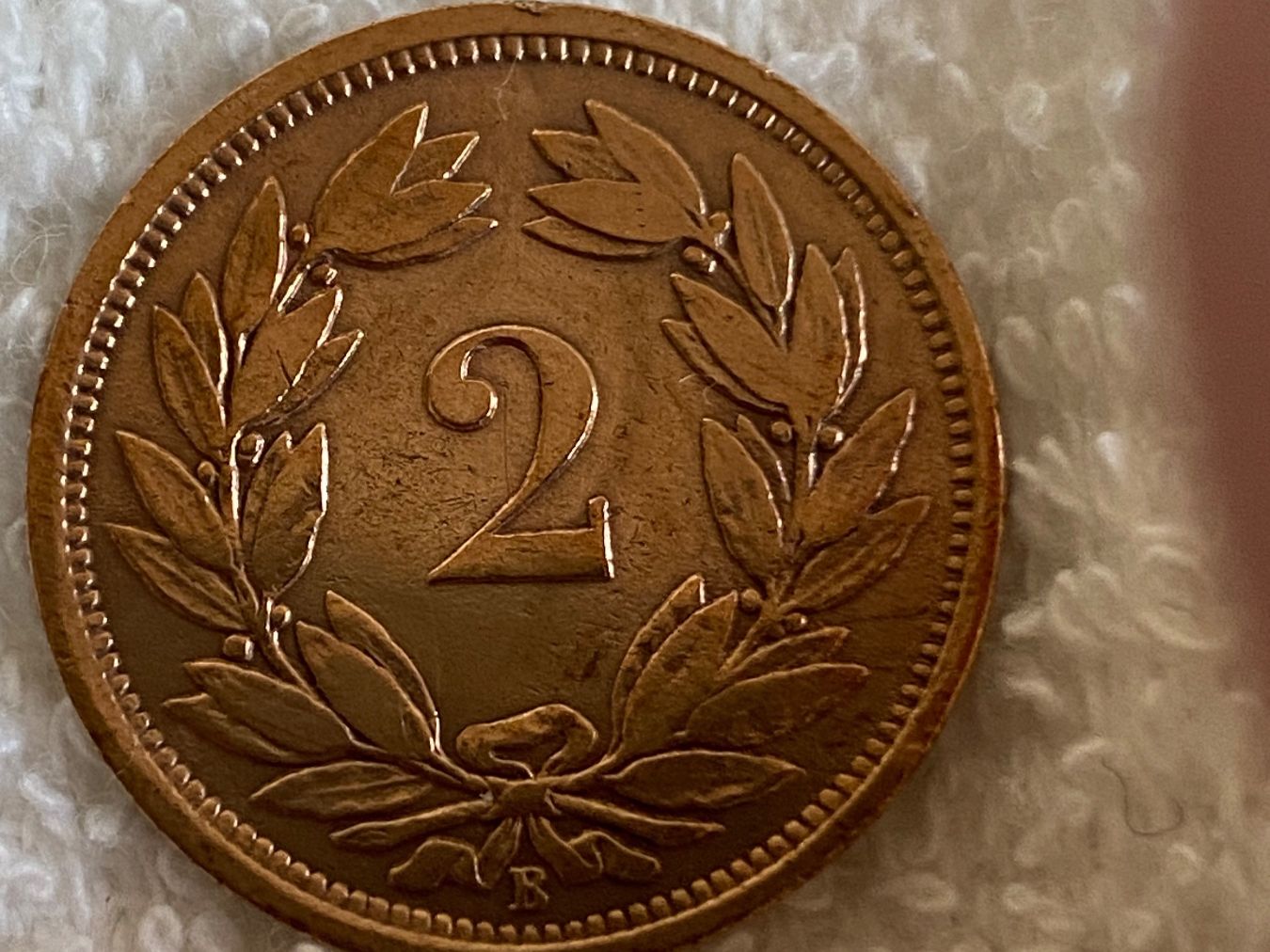 Alle Münzen: 2 centimes/rappen 1879 – Gebraucht aus Nyon von Ilmi09 1