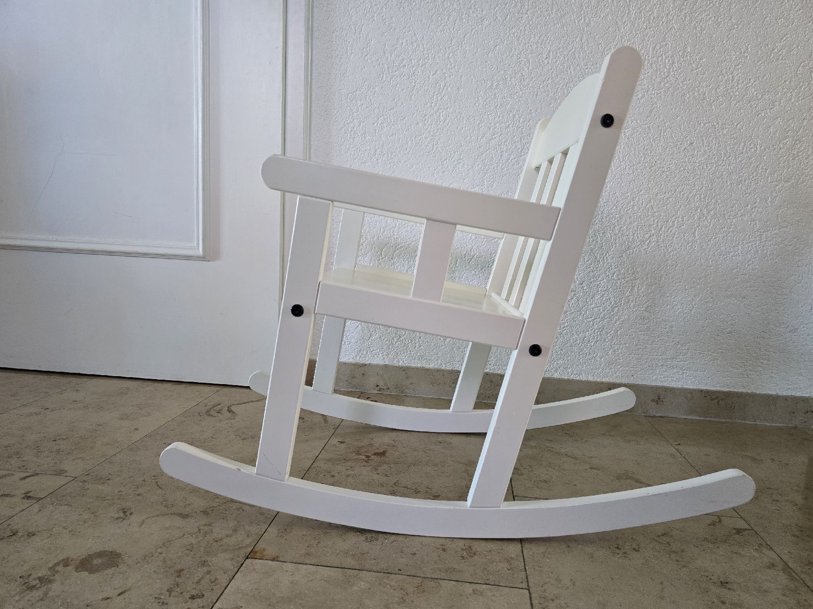 Ikea Stühle: Kinder Schaukelstuhl, Holz, weiss – Gebraucht aus Lommiswil von PositiveVibe 4