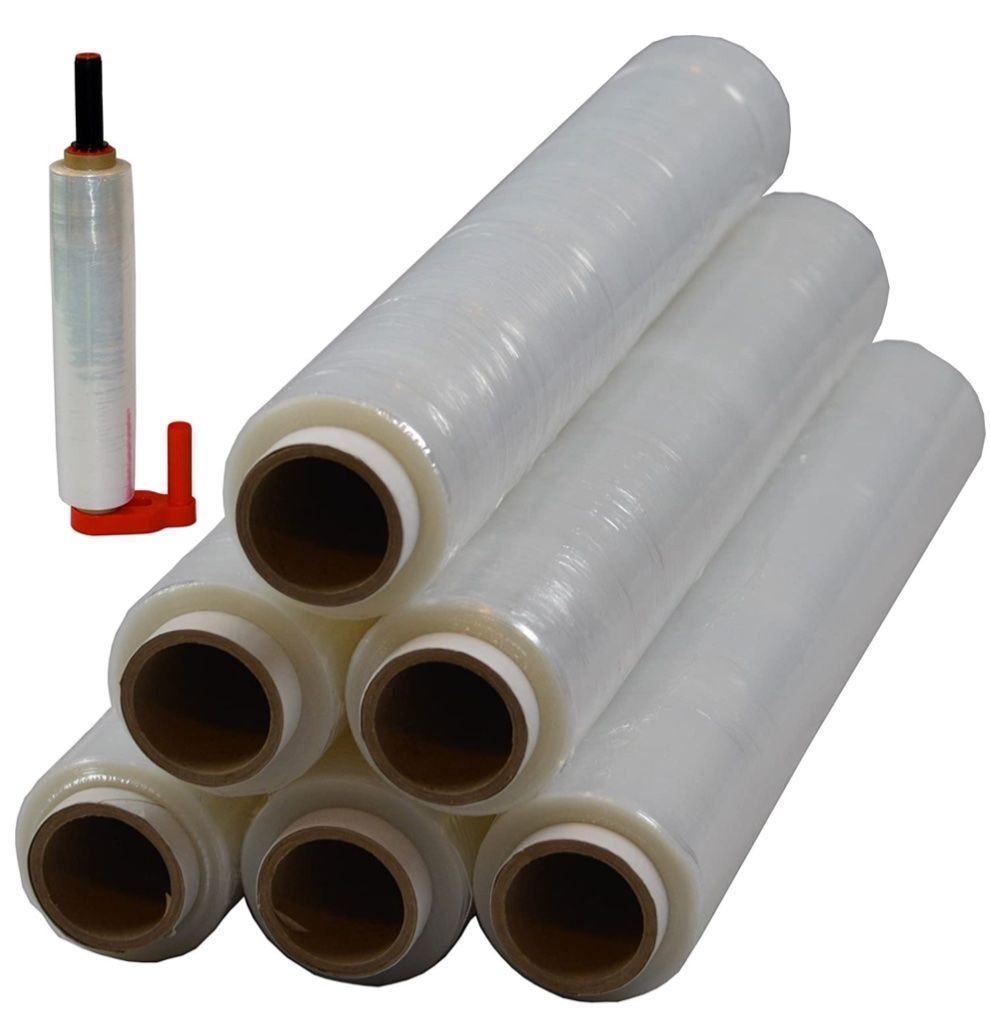 Folien: 6 Rollen + Abroller  Stretchfolie 500mm – Neu und originalverpackt aus Bülach von StoreInShop.com