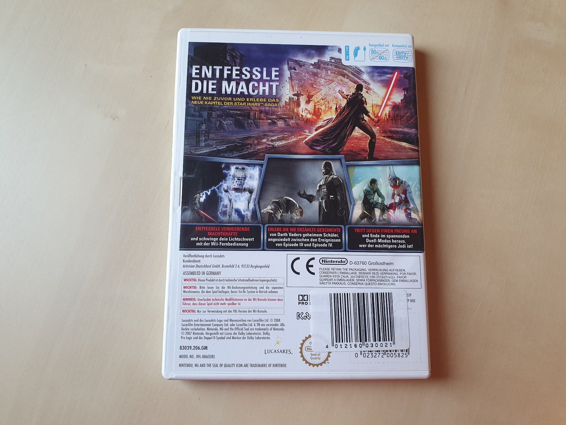 Nintendo Giochi: Star Wars the Force Unleashed – Usato da Stansstad venduto da collectorsshop 1