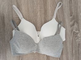 Reggiseni H&M colore grigio e bianco taglia 85C