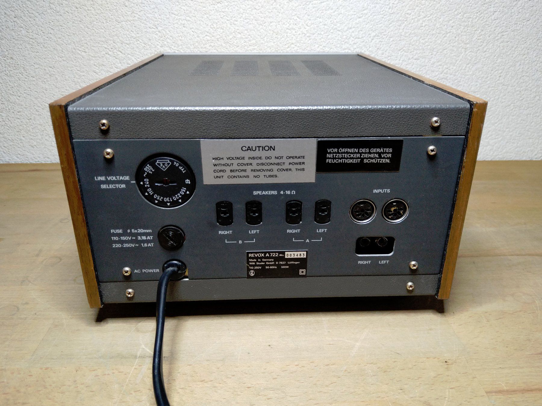 Revox Amplificatori: Revox A722 – Usato da Villeneuve venduto da Mortacci_tua 1