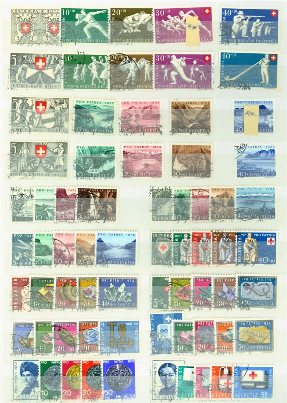 Alle Briefmarken: Pro Patria SAMMLUNG gest. bis 2004 + Vierer (PP960) – Gebraucht aus Seuzach von Harri19 1
