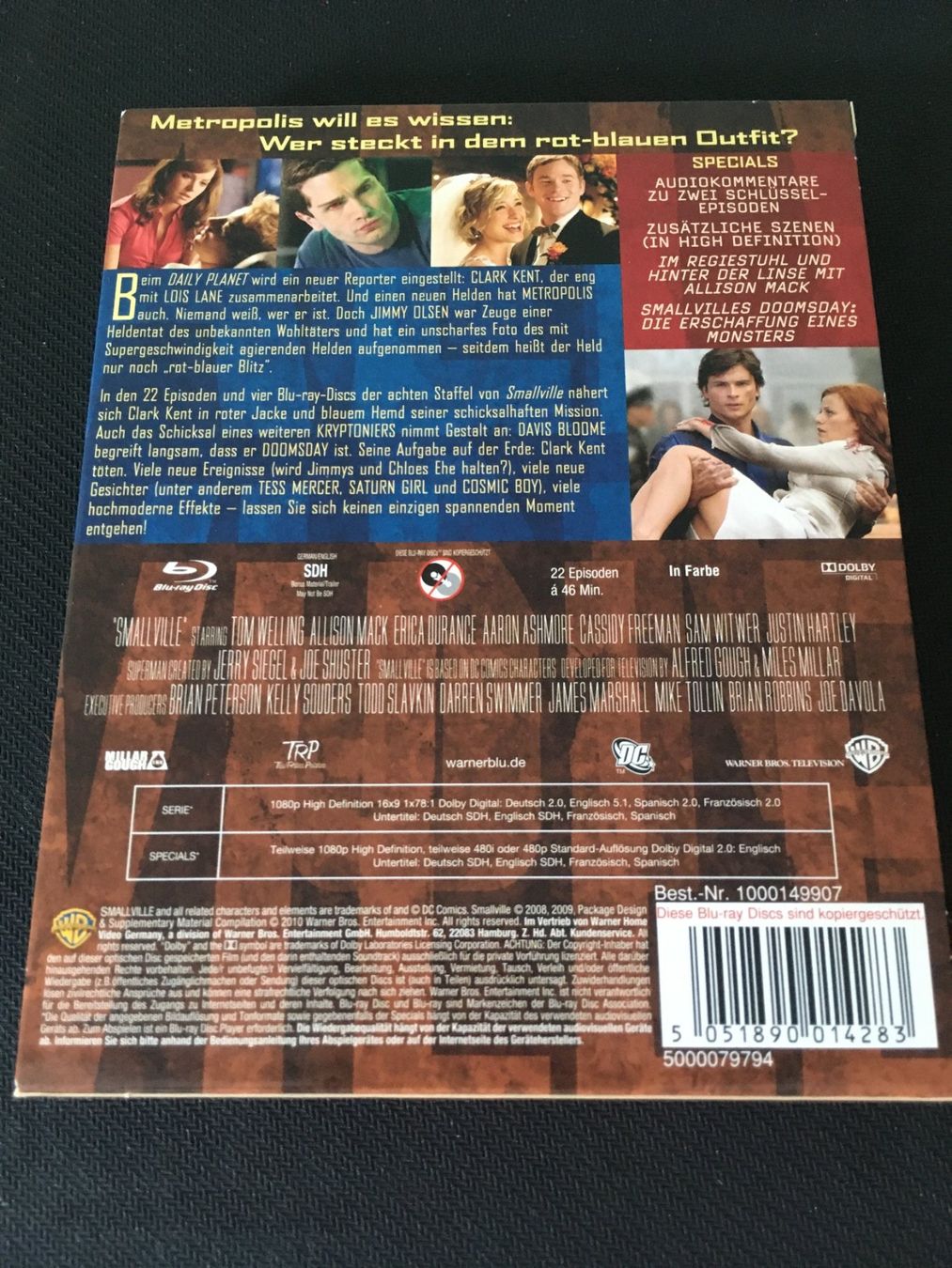 Tutti i DVDs: Smallville - Staffel 8 - [Blu-ray] – Usato da St.Gallen venduto da MedienJoe 1