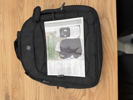 Notebookrucksack schwarz für 17,3 Zoll Laptop neuwertig