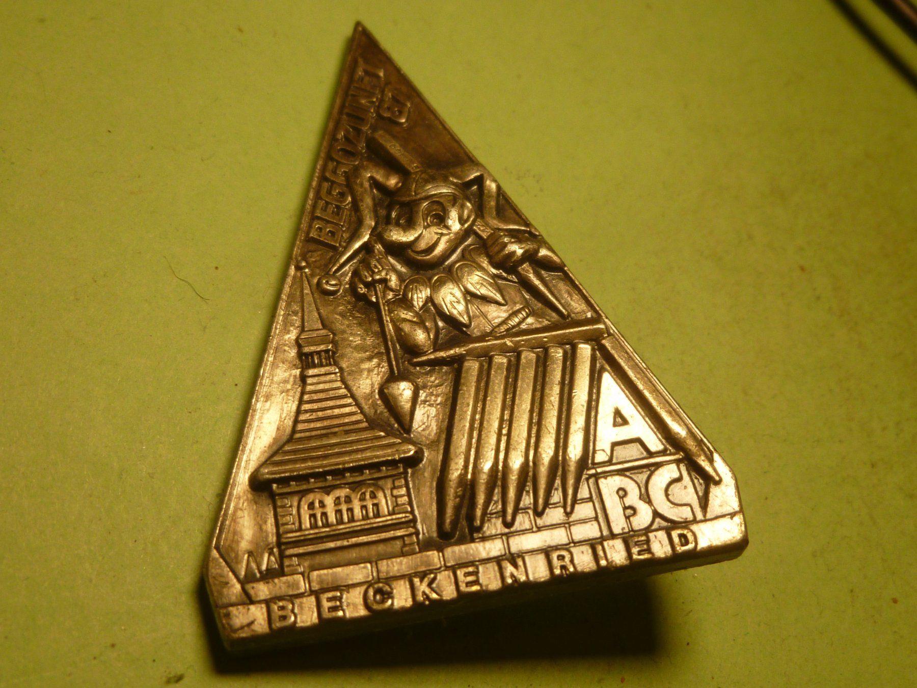 Plaketten & Abzeichen: BECKENRIED 1987 SILBER – Gebraucht aus Ried (Muotathal) von Mandarin02