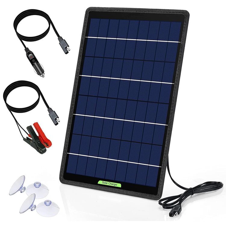 12 Volt 10 Watt Solar Autobatterie Ladegerät, Solarmodul