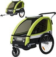 TIGGO 2 in 1 Kinderanhänger GRUN