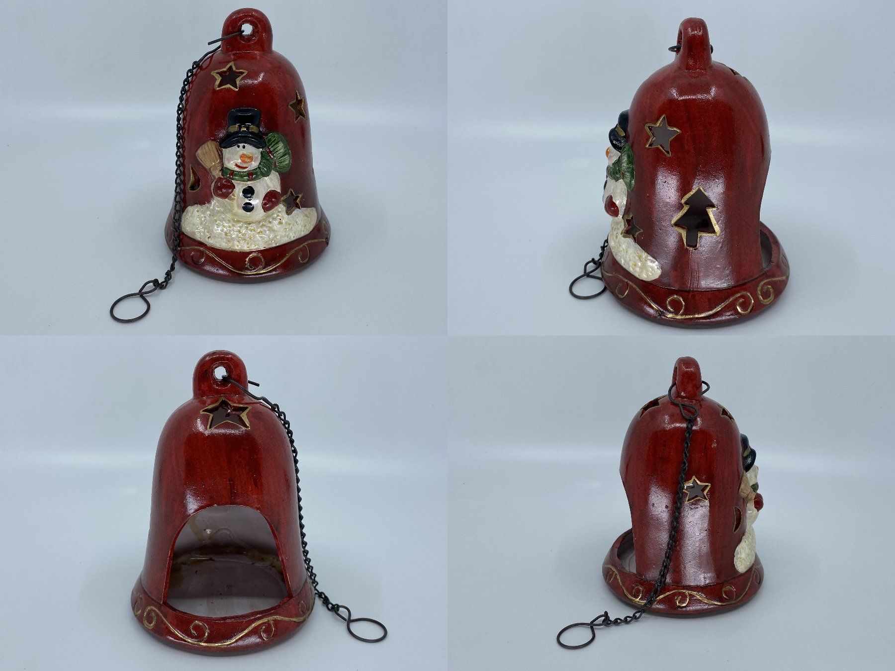 Tutte le decorazioni: Tolle Weihnachts Windlicht Glocke - ca. 14cm – Usato da Langwiesen venduto da rtWebshop 3