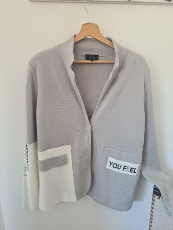 Monari Jacke grau Grösse 44 Damen 