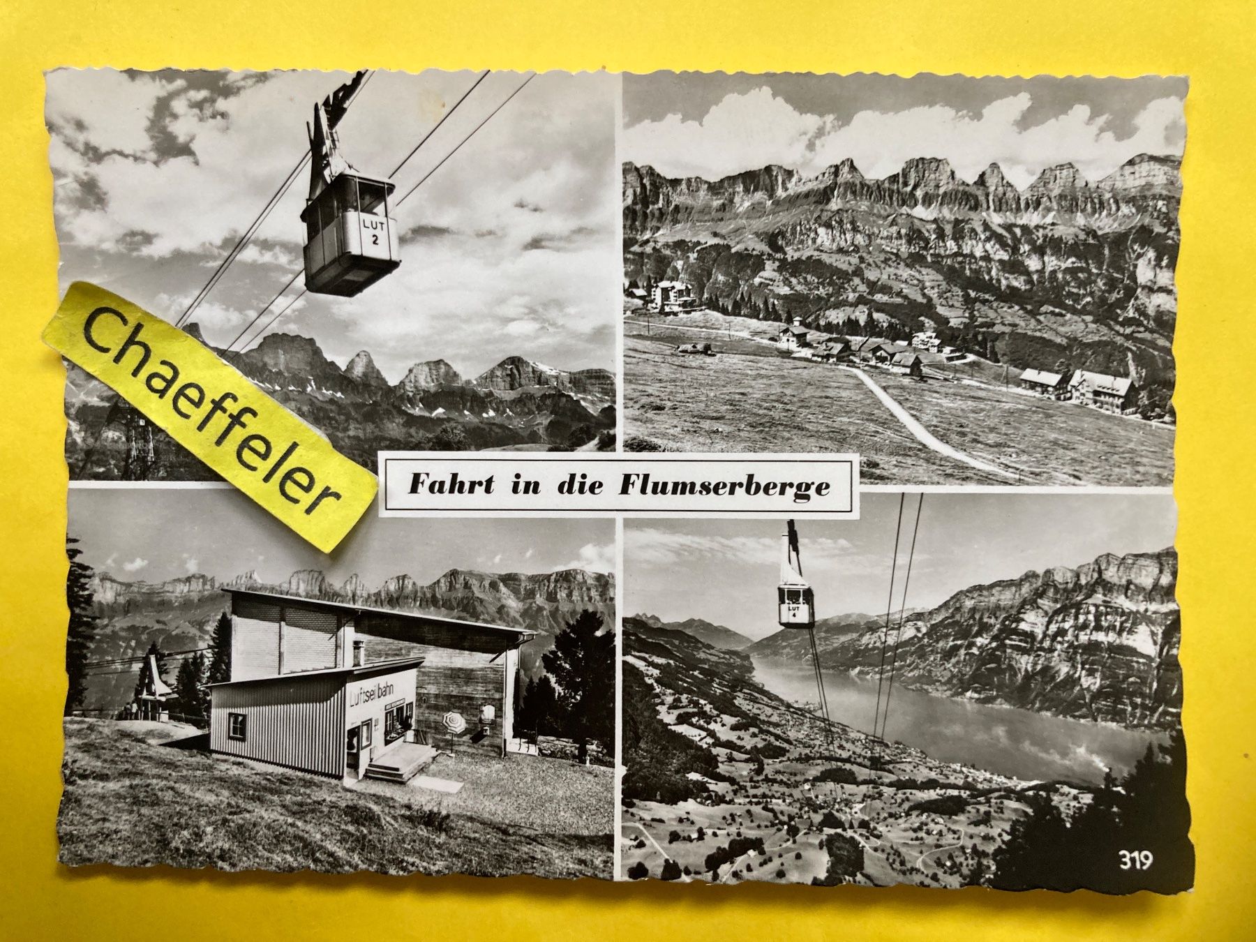 Cartoline postali: Fahrt in die Flumserberge – Usato da Zürich venduto da Chaeffeler