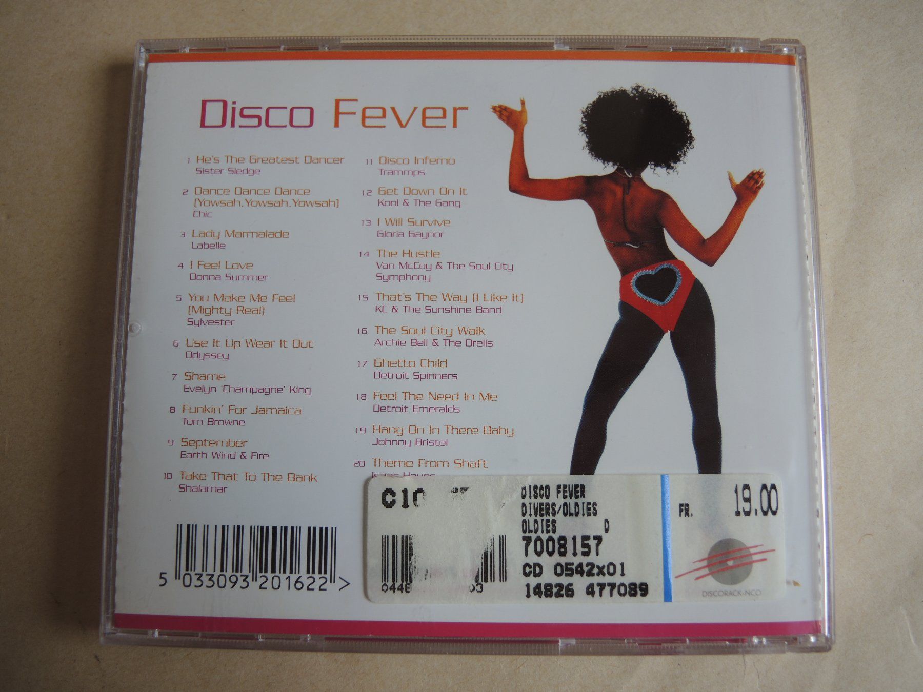 CD: Disco Fever - 20 Smash Hits - Dancefloor Classics CD! – Usato da Rorschach venduto da Pop-upBrocki 2