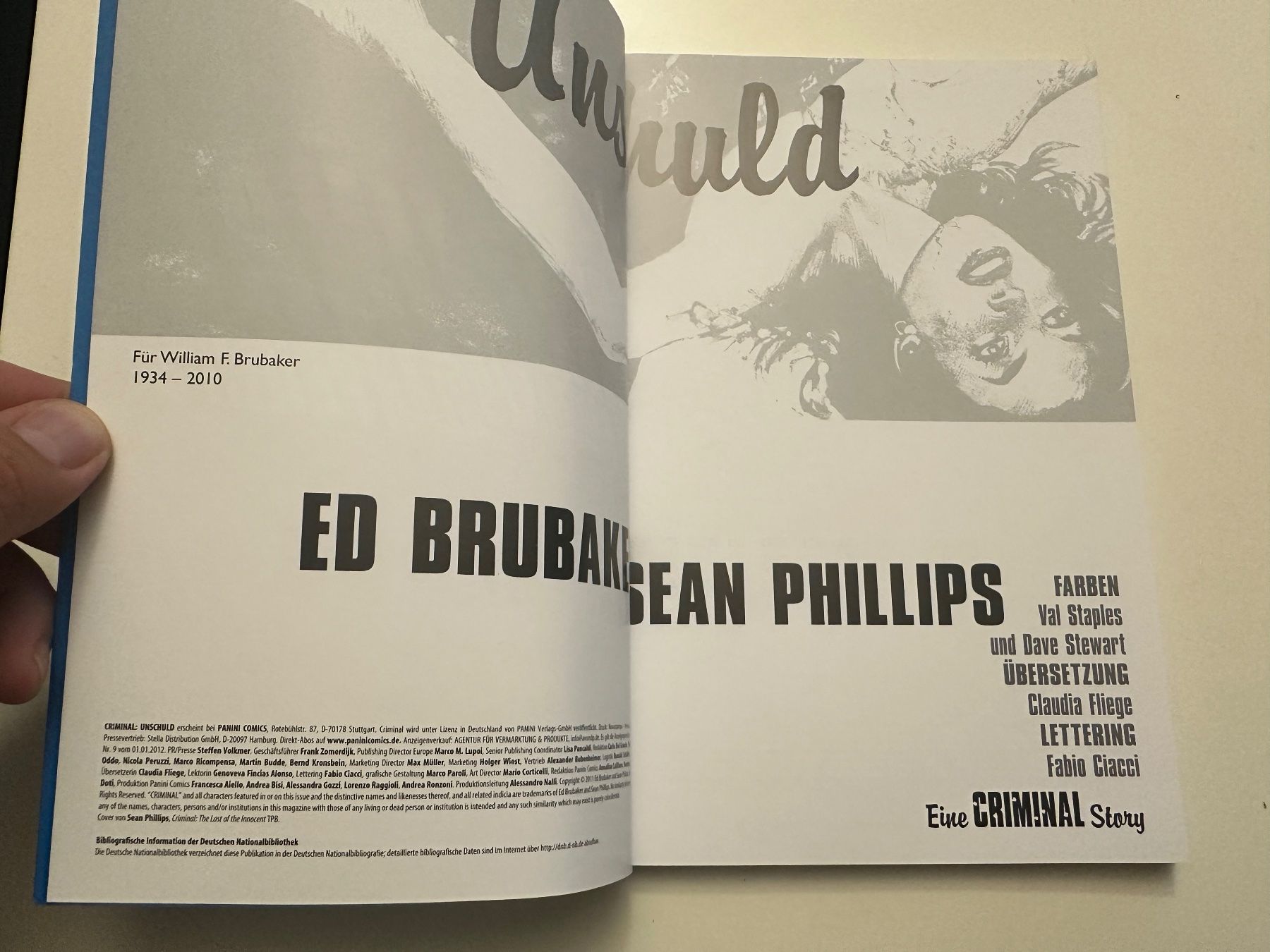 Comics: CRIMINAL 6 - UNSCHULD - BRUBAKER - PHILLIPS - PANINI COMICS – Neu (gemäss Beschreibung) aus Münsingen von Ganjam 4