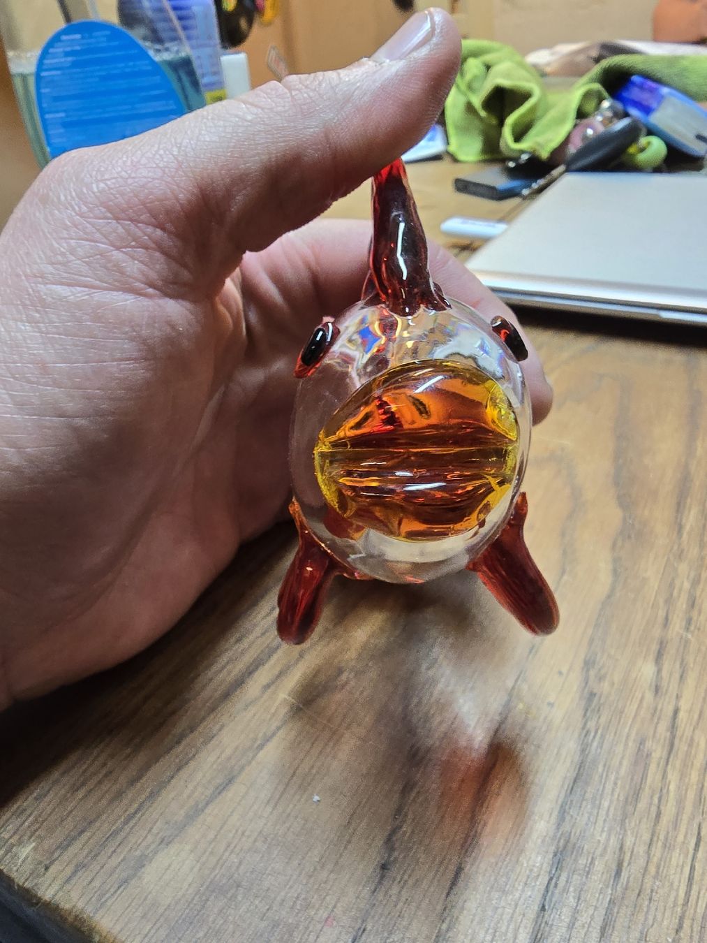 Murano Statuette: Roter Murano Glasfisch (Q) – Usato da Rorschach venduto da TimelessTrading 2