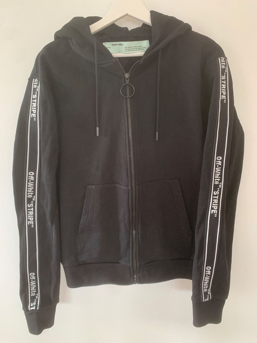 Off-White Maglioni & Felpe: Off-White Hoodie Stripe Zip – Usato da Thalwil venduto da cartm 1