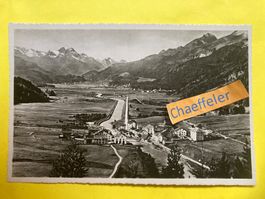 1952. Aussicht von der Ruine Guardaval auf Punt und das Ober