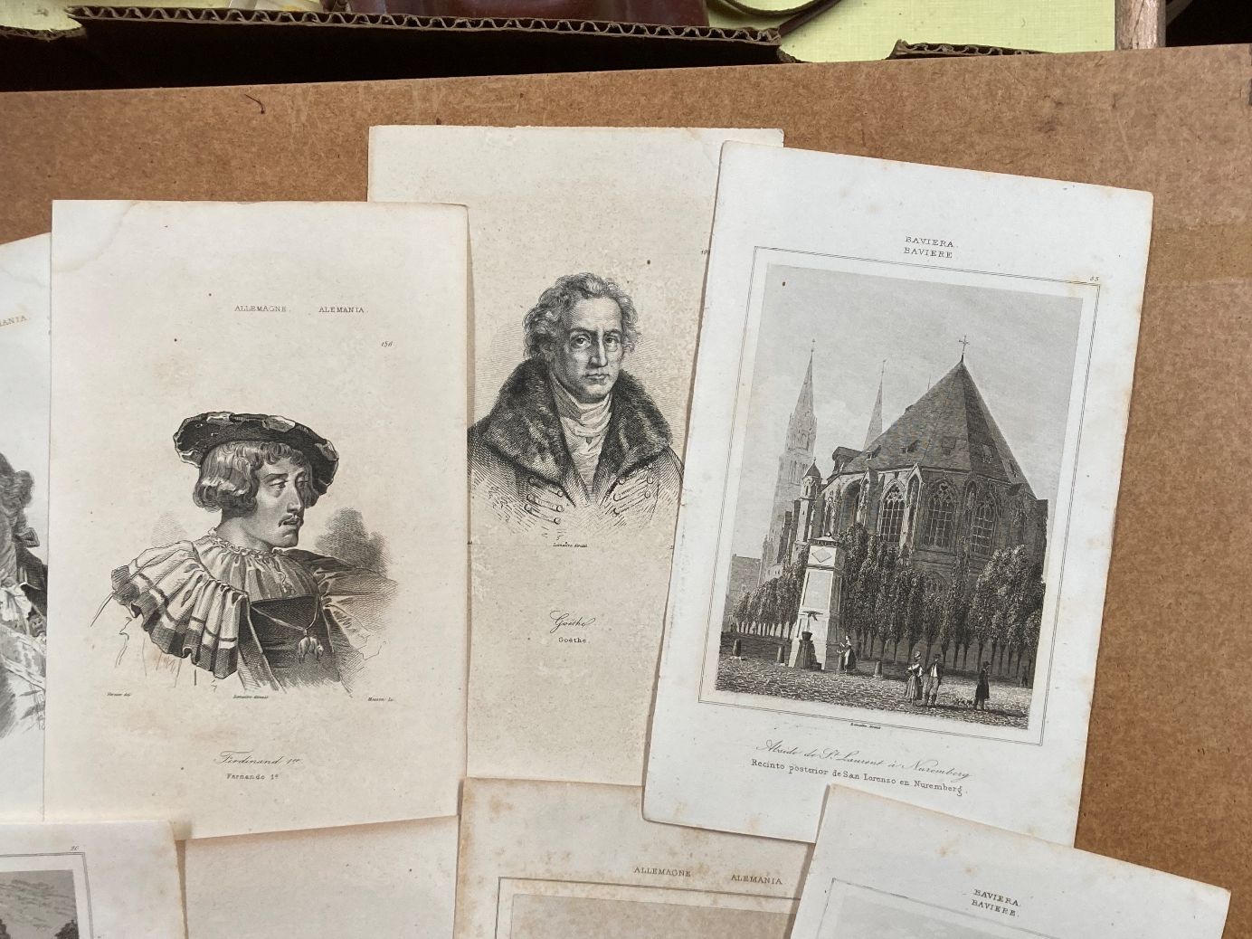 Incisioni: antike Stiche - Panorama  1841 – Usato da zürich venduto da papalapa 1