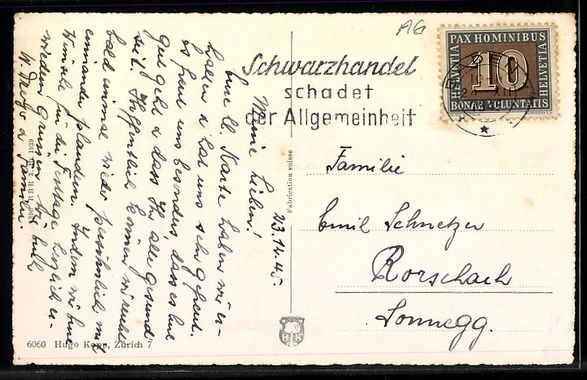Cartoline postali: Klein-Döttingen /Aarg., Teilansicht mit – Usato da Berlin venduto da bartko-reher 1