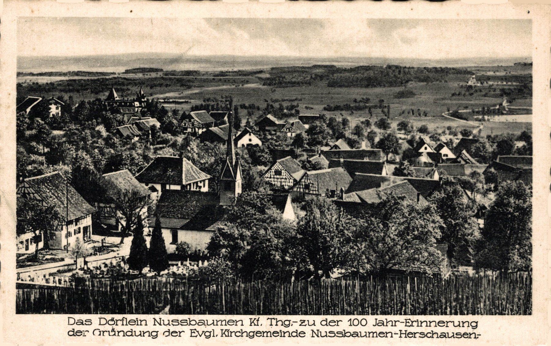 Cartoline postali: Nussbaumen. 100 Jahre evang. Kirchgemeinde – Usato da Bronschhofen venduto da Astore
