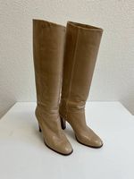 Vintage italienische Damen Lederstiefel von Bruno Magli, 37