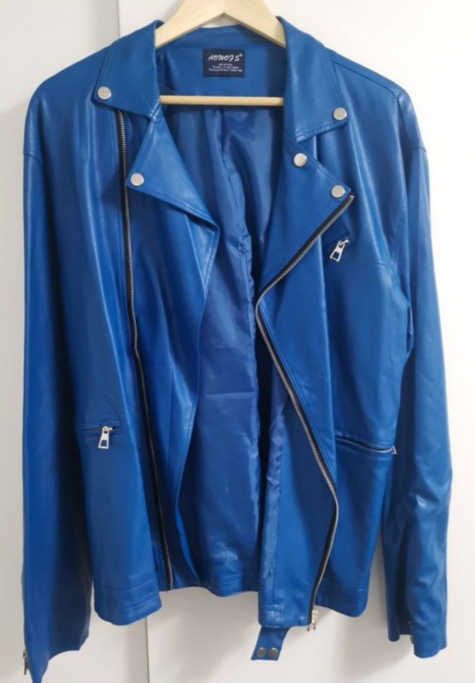 Giacche: Kunst - Lederjacke blau neuwertig – Nuovo (secondo la descrizione) da Küssnacht am Rigi venduto da Gold_und_mehr 2