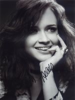 Original Autogramm von ALEXIS BLEDEL auf Großfoto