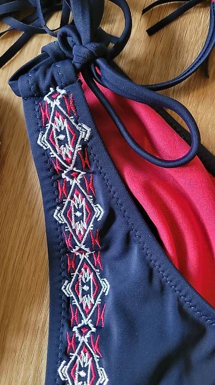 Costumi da bagno & Bikini: Goldenpoint Bikini mit Fransen & Boho-Muster Grösse 75 / 36 – Usato da Gutenswil venduto da schmidii 1
