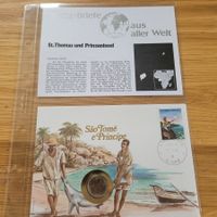 Münzbrief Lettre Monnaie Säo Tomé e Principe 1986