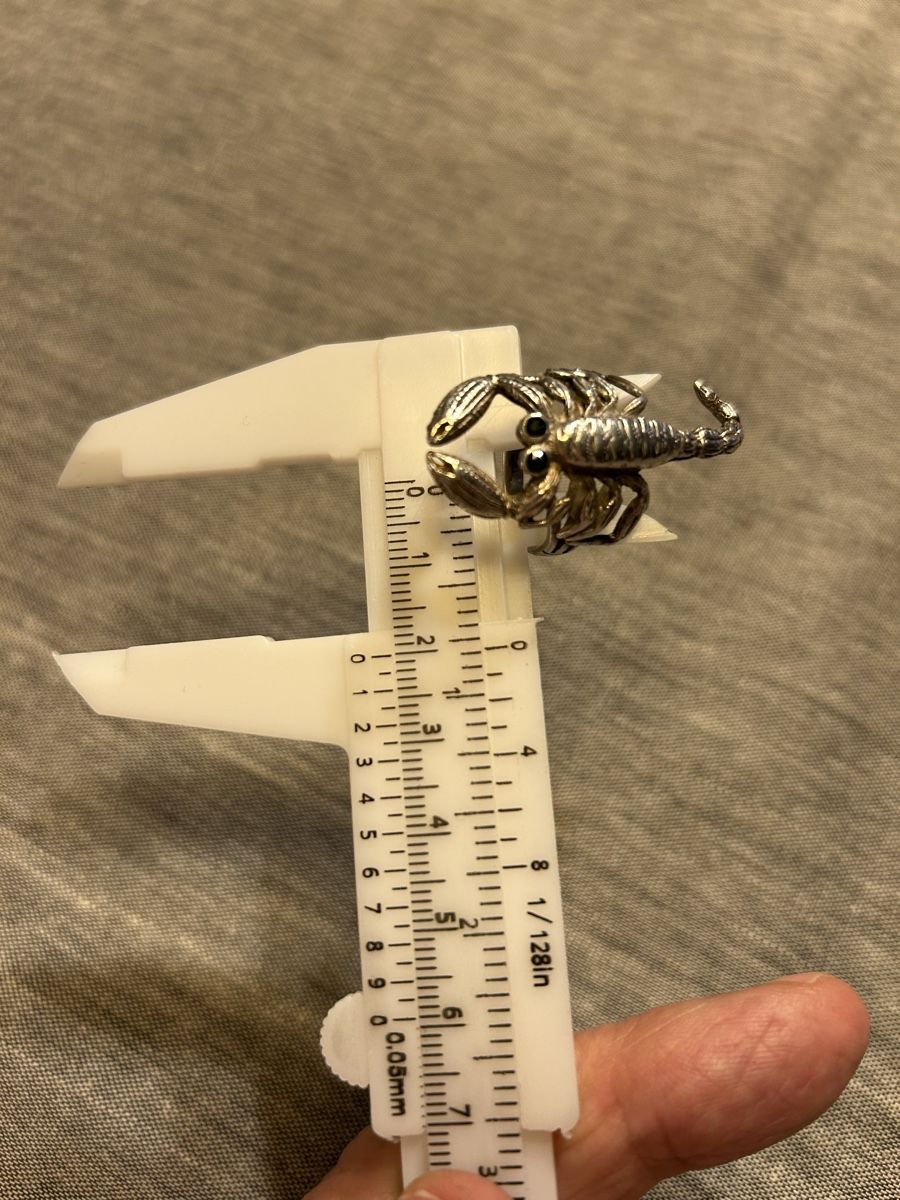 Anelli: Ring Scorpion Silber 925 Gr.20mm – Usato da Oftringen venduto da Odessa65 5