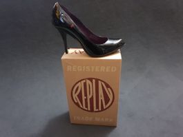 REPLAY HIGH HEELS / PUMPS SCHWARZ.     GR.  39