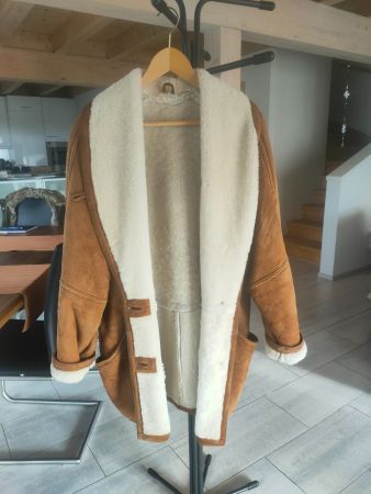 Luxuriöse Wildleder- Lammfell Jacke Grösse M, TOP QUALITÄT