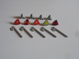 LEGO - DIVERSE - ALTE - RITTER - WAFFEN - SCHILDER - HELME