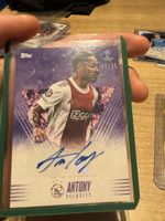 Carta Topps Antony Ajax autografo numerata 12/25