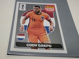 Panini Extra Sticker silver | silber NED Cody Gakpo