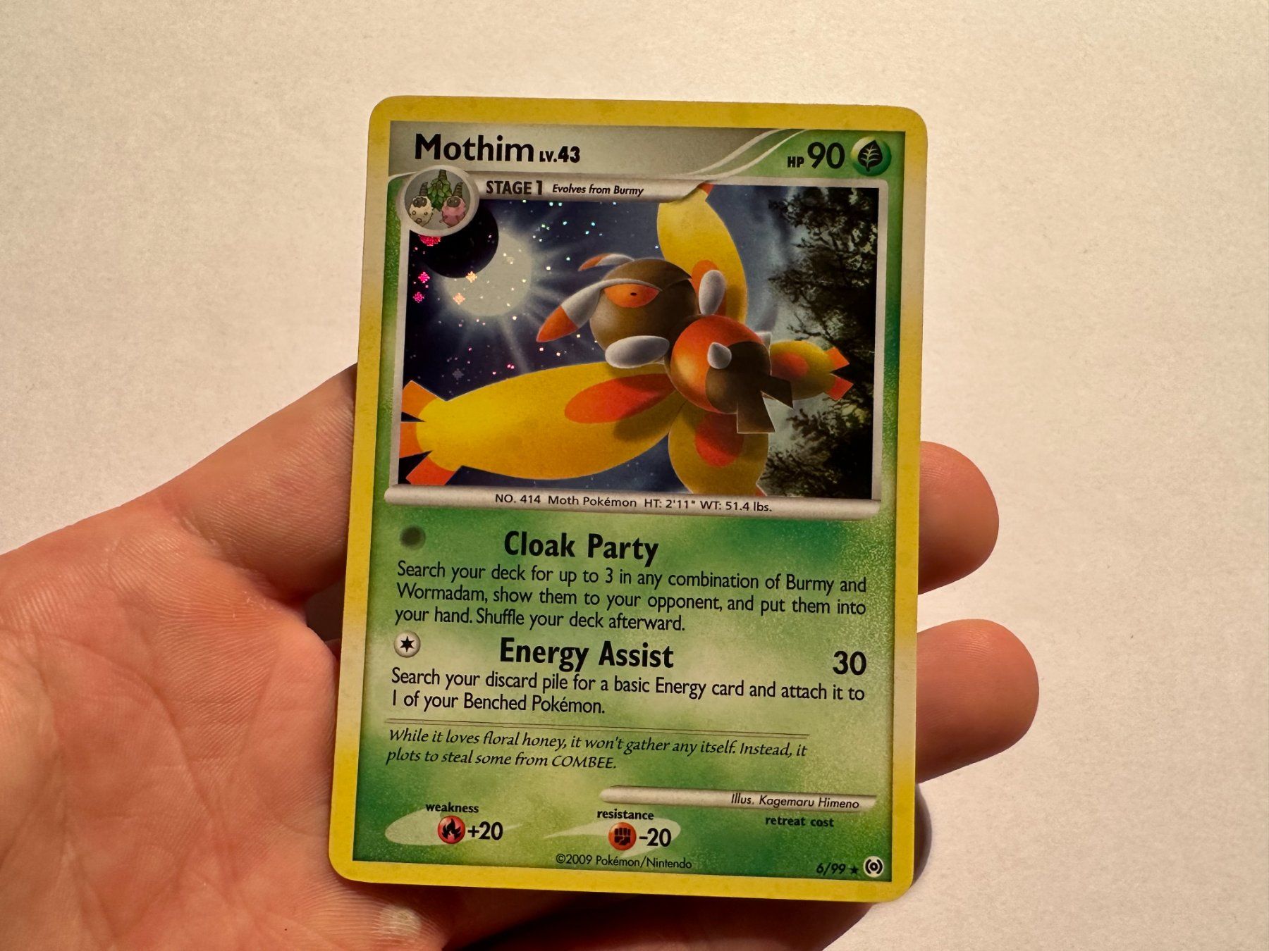 Pokémon Carte collezionabili: Mothim holo Platinum Arceus EN – Usato da Hagendorn venduto da Pokecollectorch 4