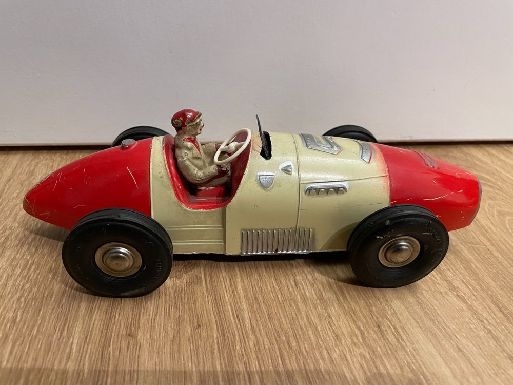 JRD 1930 VOITURE DE COURSE MECANIQUE EN TOLE jouet ancien | eBay