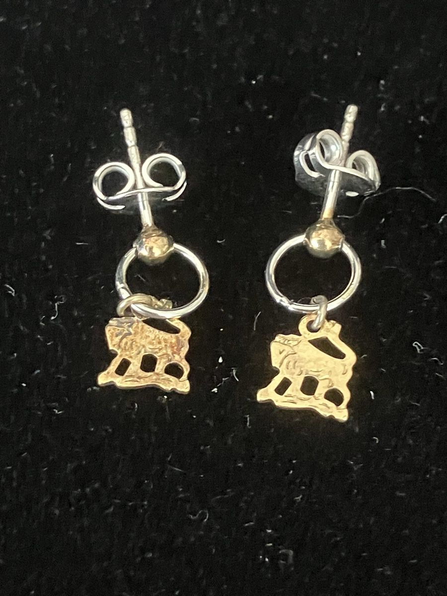 Boucles d'oreille: Sternzeichen Stier Ohrstecker 800er Silber – Neuf (Voir description) à Flums par mya_2lh9 2