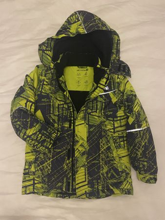 Trevulation Skijacke Kinder grün schwarz Grösse 128