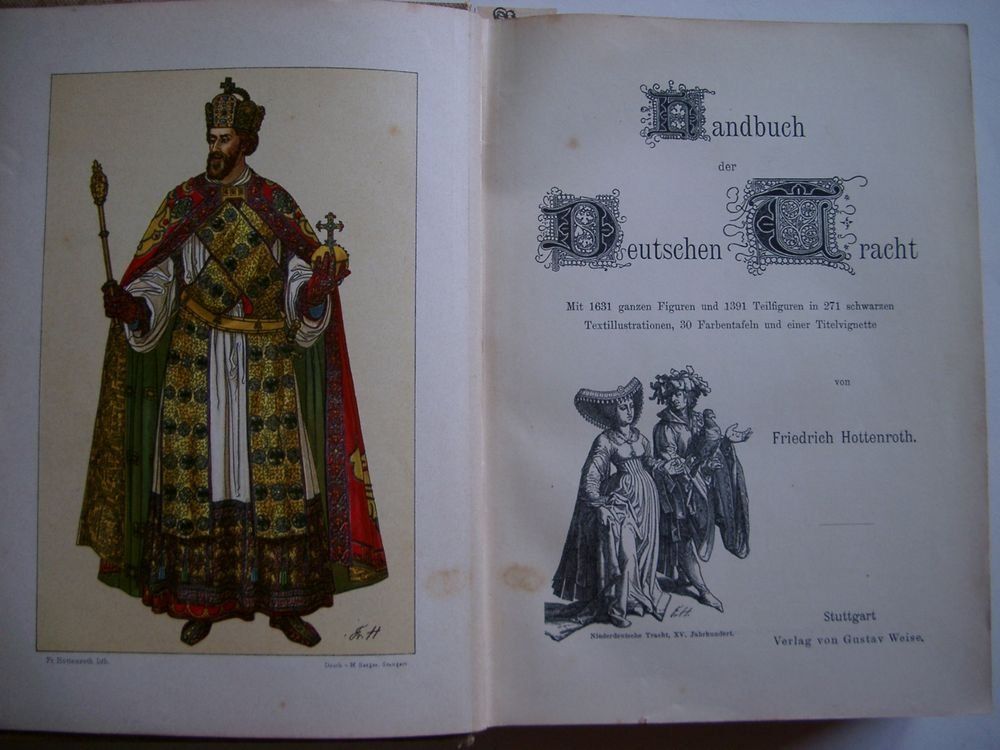 Libri: Handbuch der Deutschen Tracht – Usato da Winkel venduto da Gallica 8